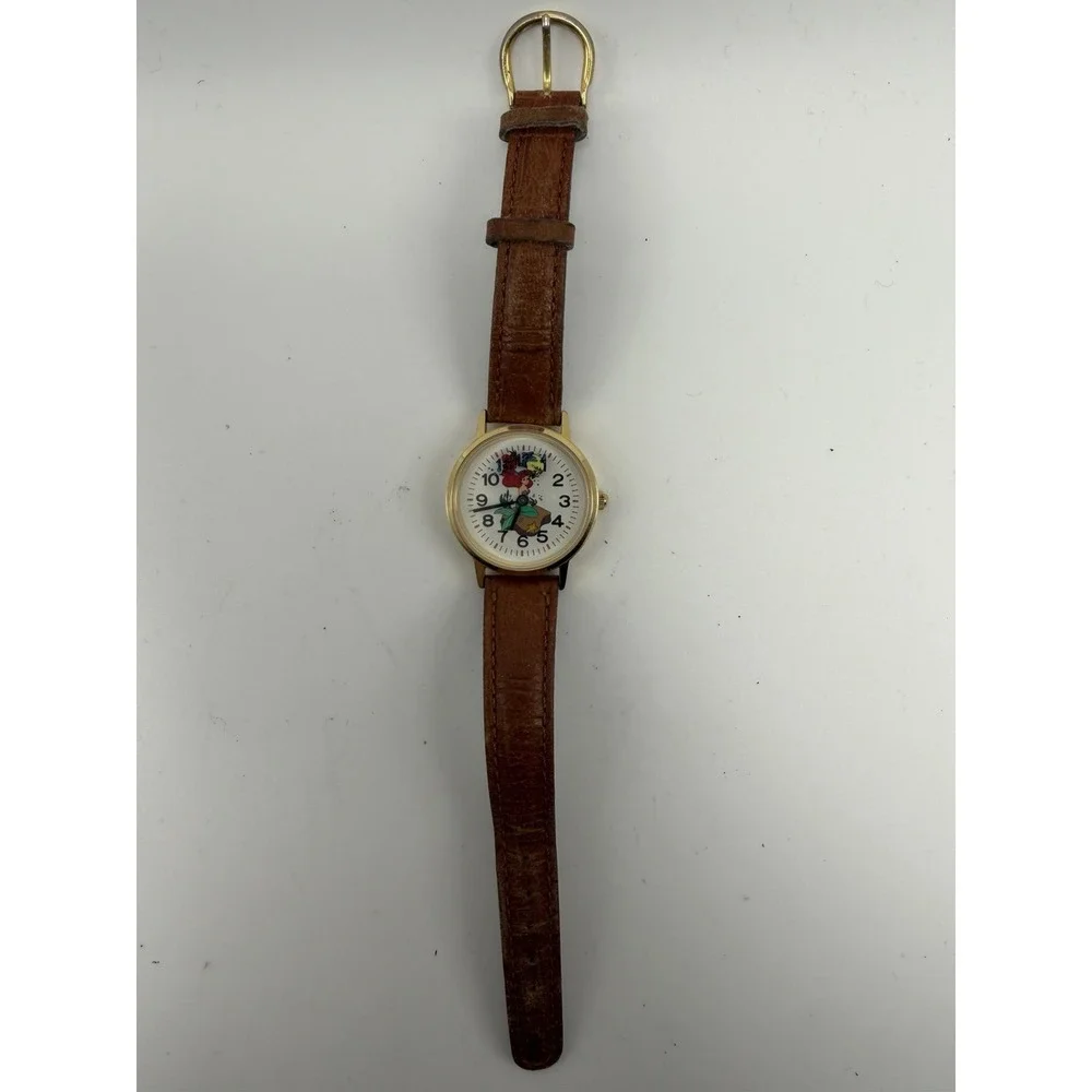 Disney Time Works Ariel Little Mermaid‎ Vintage 90's New Battery 28MM 6.75
